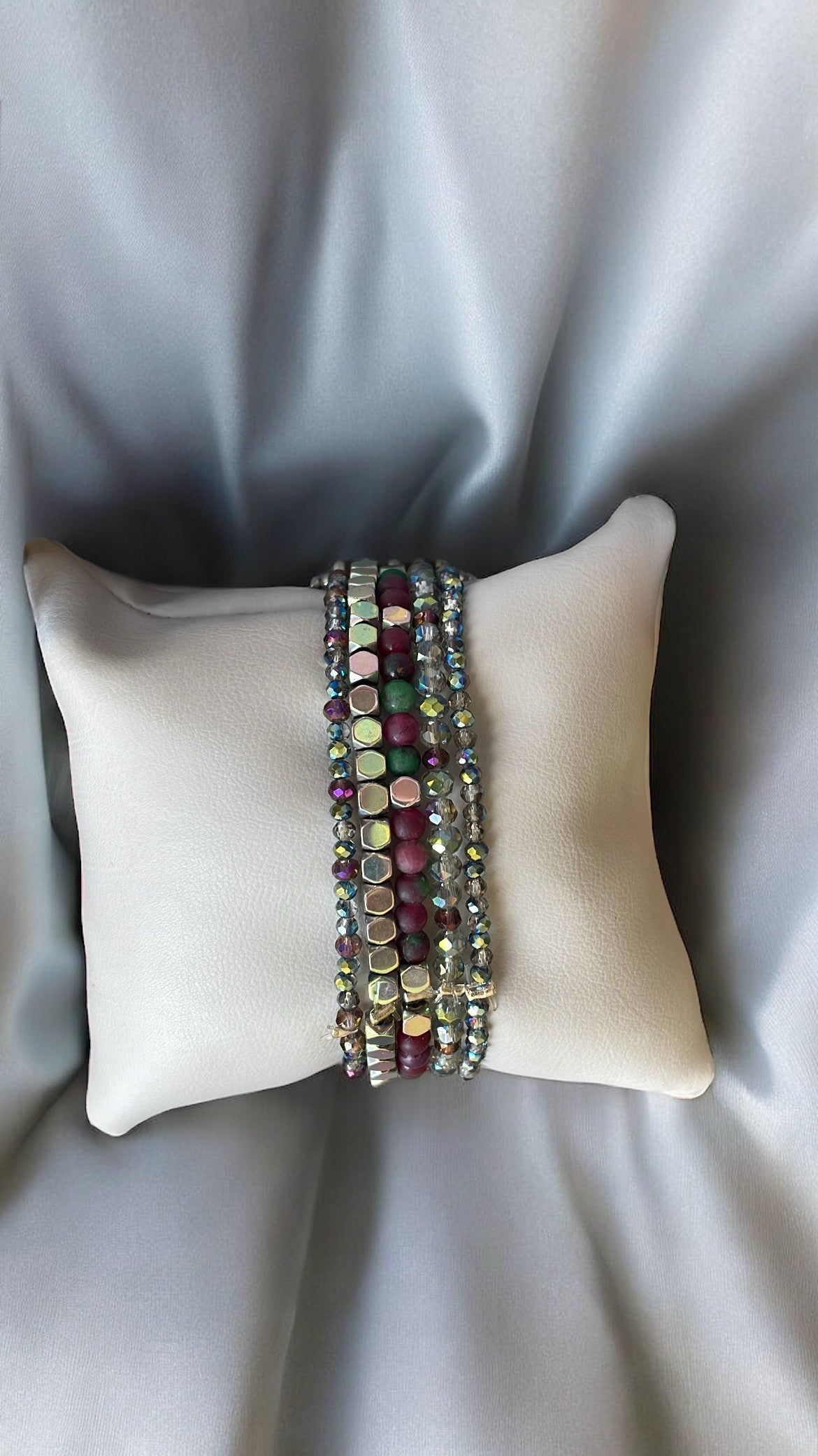 Watch Band - Purple & Silver - 44,45,46