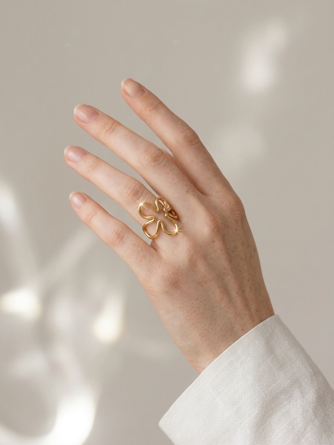 Flower- Ring (free size)