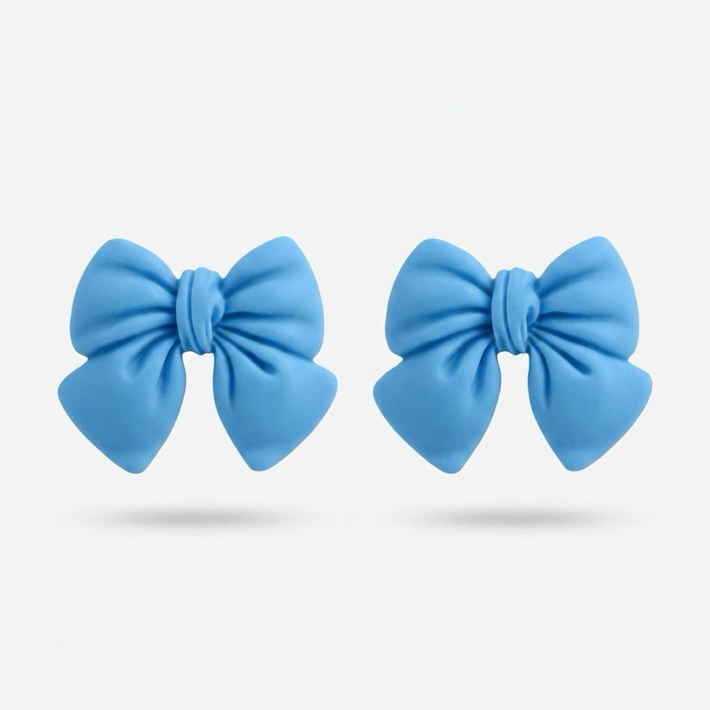 Orange Bow - Earring