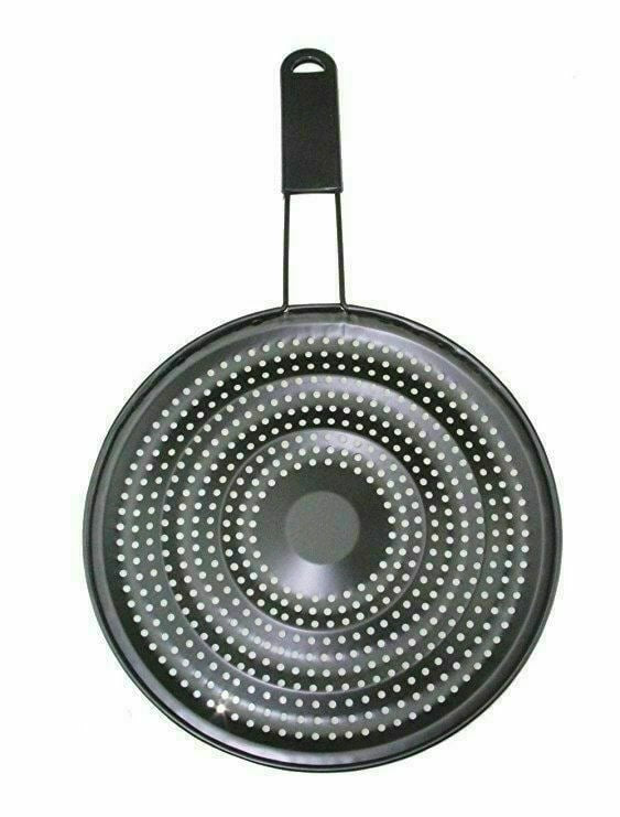 Metal rice burning preventer - black