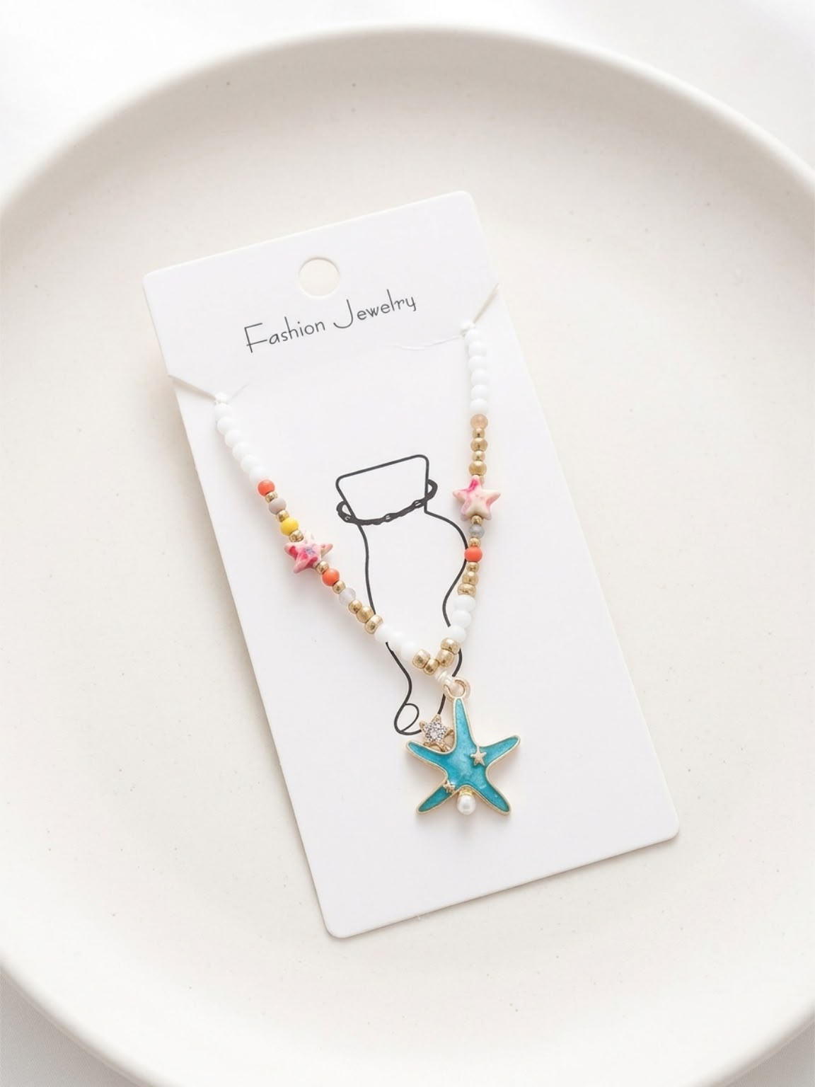 Fish Star Ankle- Blue