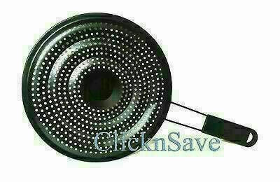 Metal rice burning preventer - black