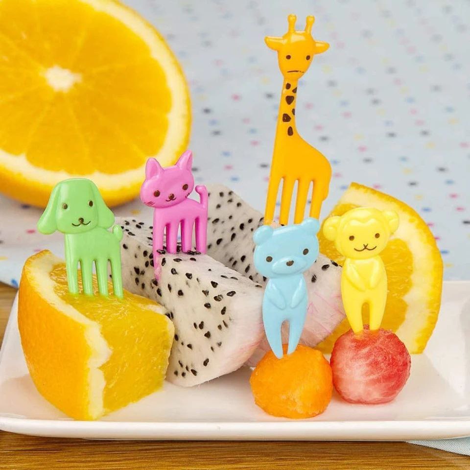 Plastic Food Fruit Picks Forks - 1psc