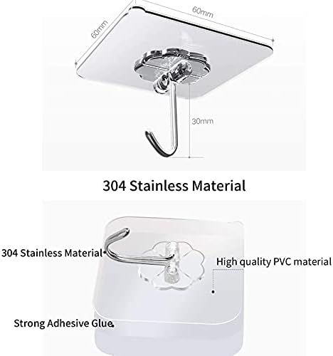 Self Adhesive Plastic Wall Hooks-1Pcs