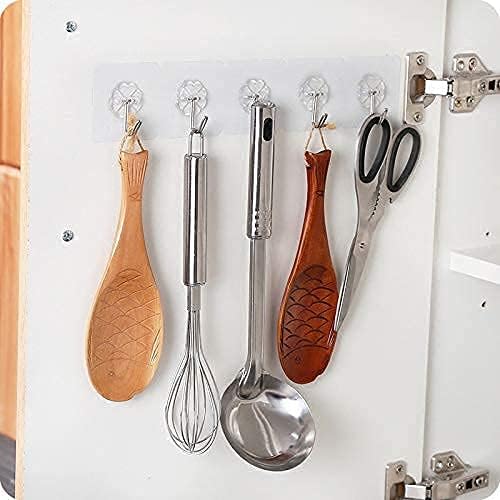 Self Adhesive Plastic Wall Hooks-1Pcs
