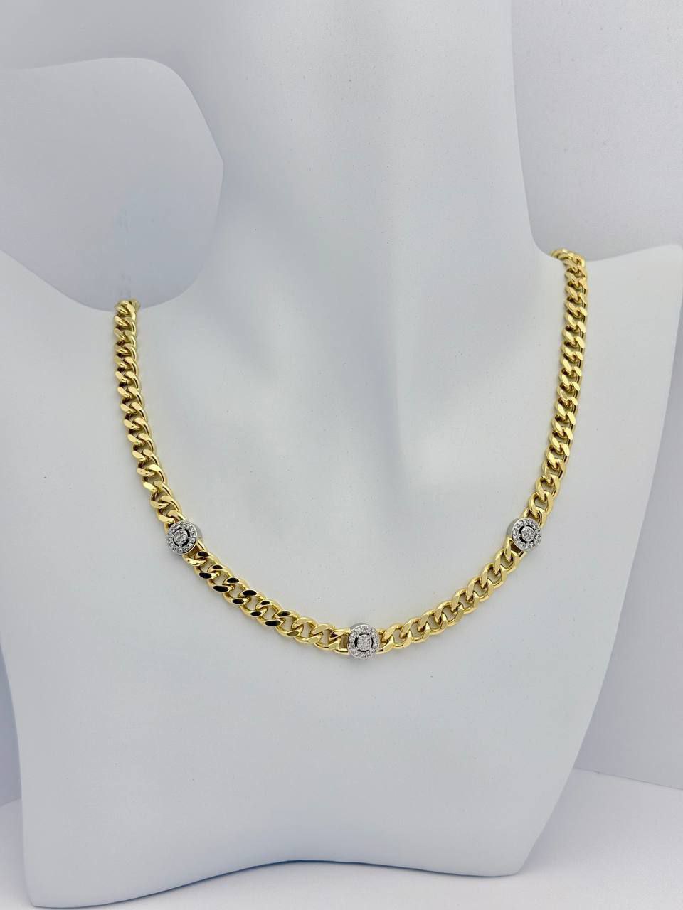 Gold Plated Necklace -multi-stone