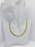 Gold Plated Necklace -multi-stone - 4