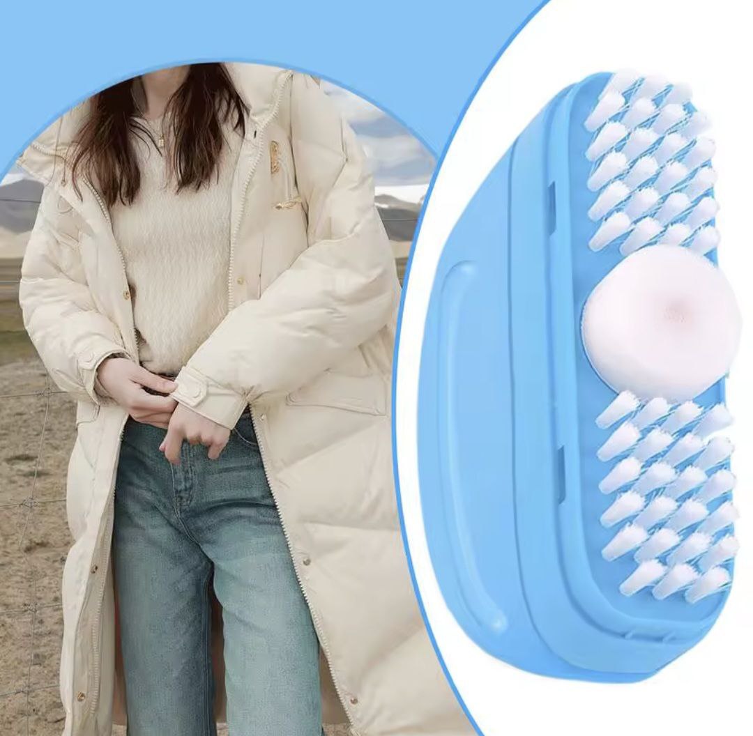 HAPPY HOME White Shooz Cleaning Brush with Cleaning Liquid