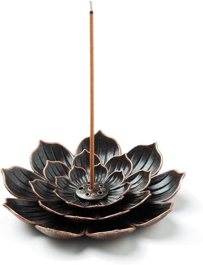 Lotus Flower Incense Holder- Large