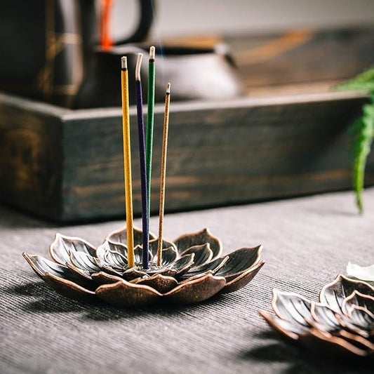 Lotus Flower Incense Holder- Large