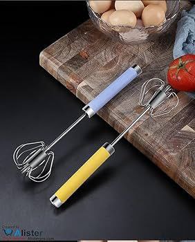 Stainless Steel Egg Whisk Press