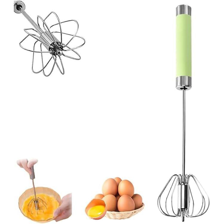 Stainless Steel Egg Whisk Press