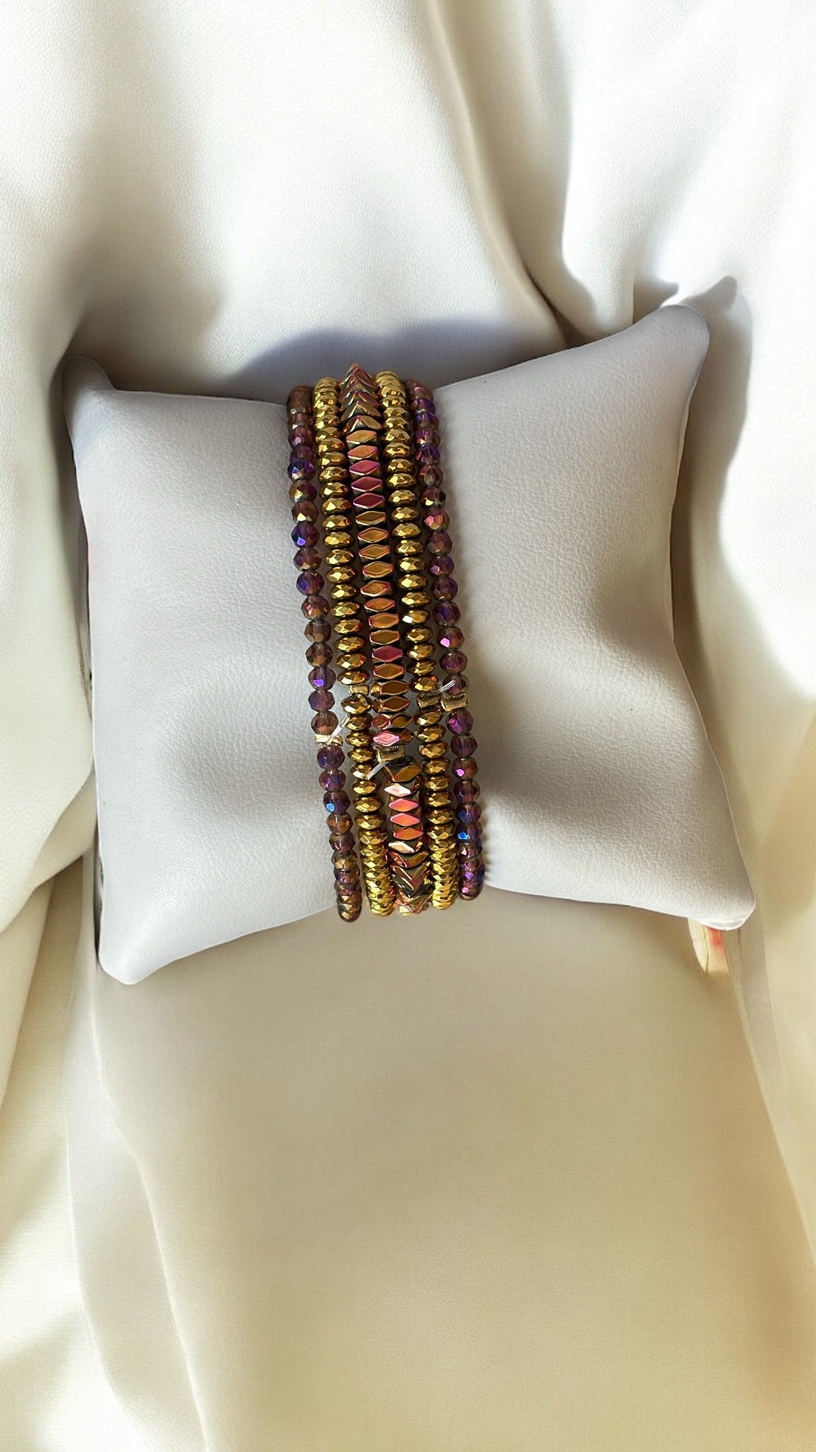 Watch Band - HEMATITE Pink