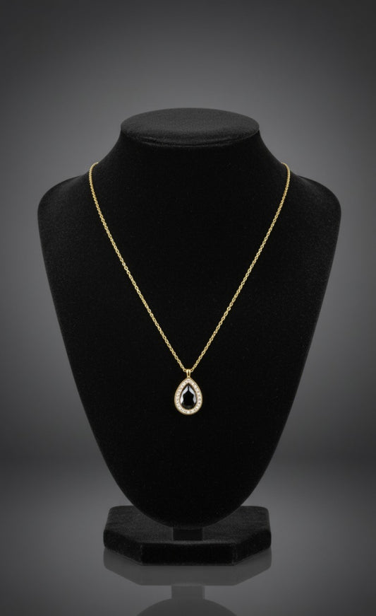 Black stone Necklace