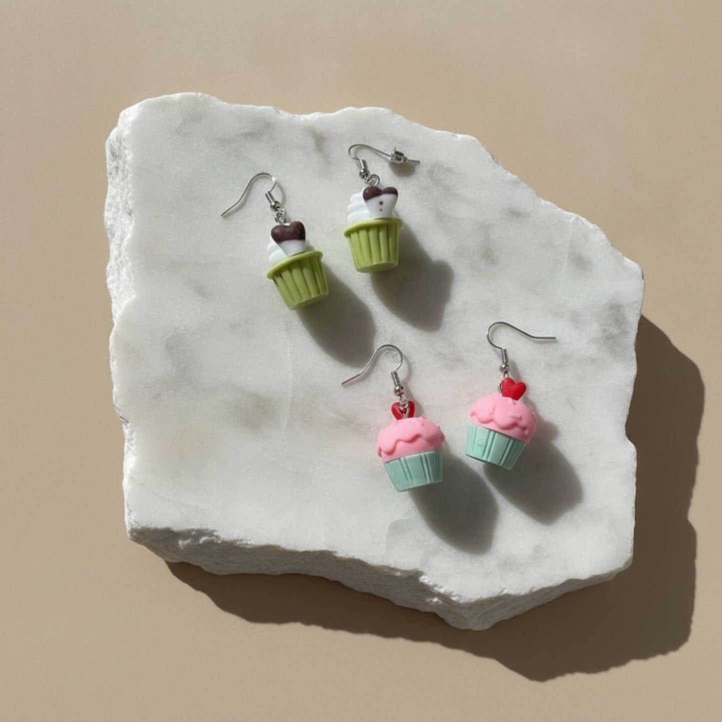 Green Cupcake - Earring
