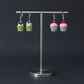 Pink cupcake - Earring