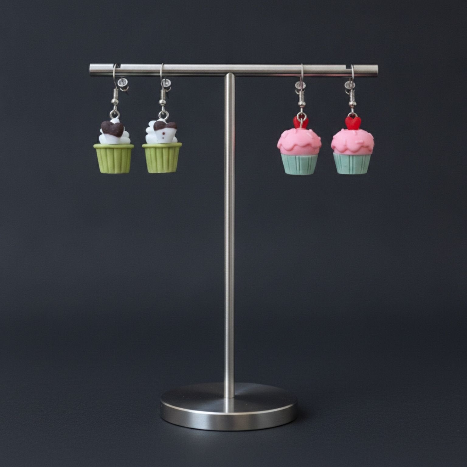 Pink cupcake - Earring