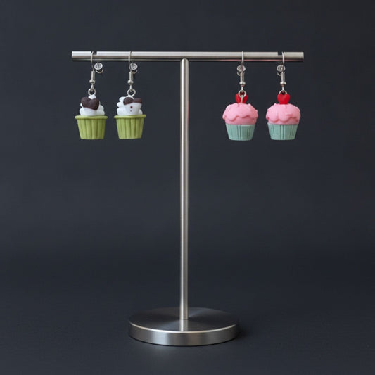 Green Cupcake - Earring