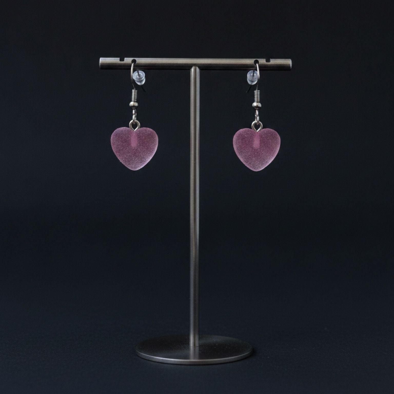 Pink Heart- Earring