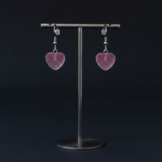 Pink Heart- Earring