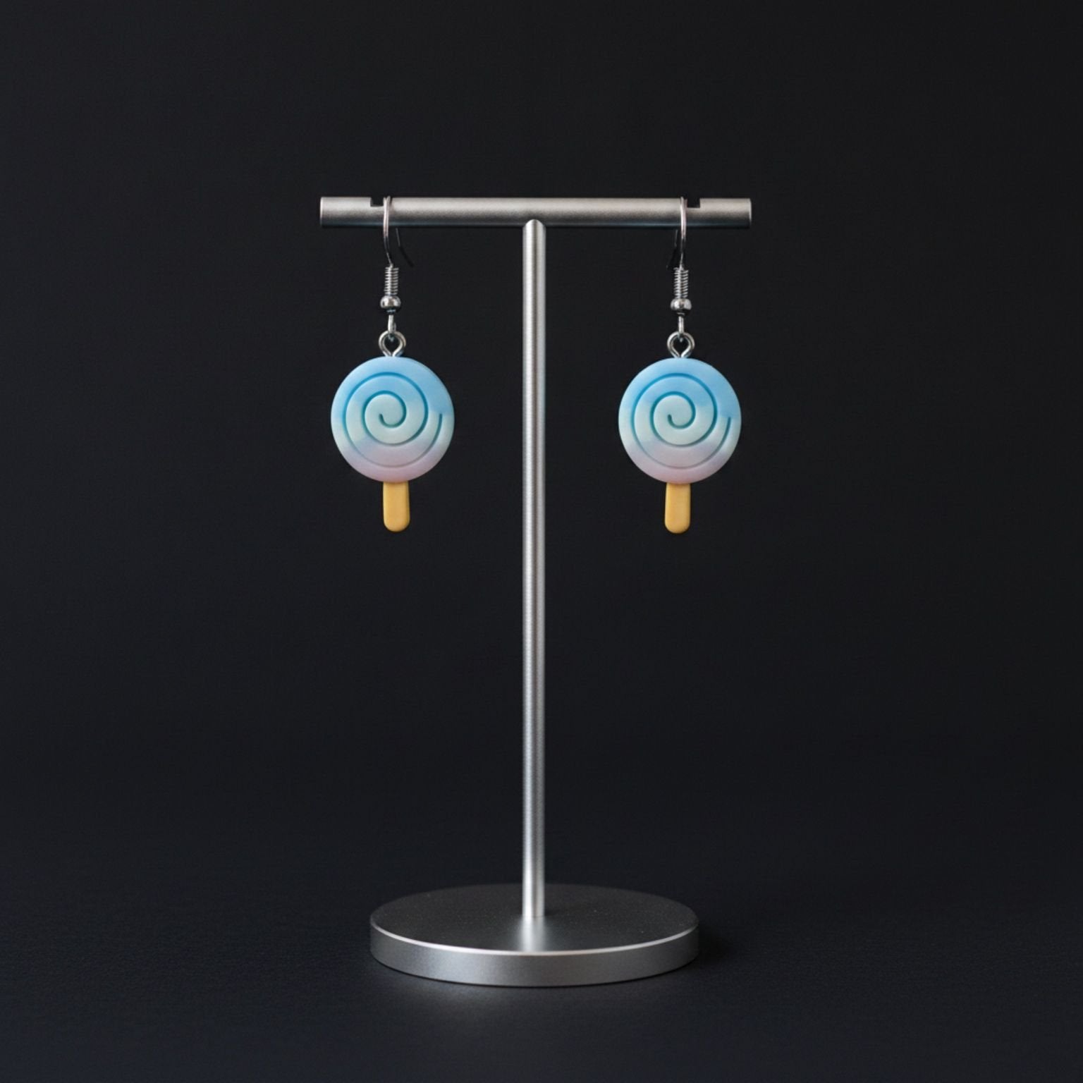 Blue Lollipops - Earring