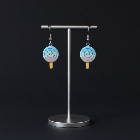 Blue Lollipops - Earring