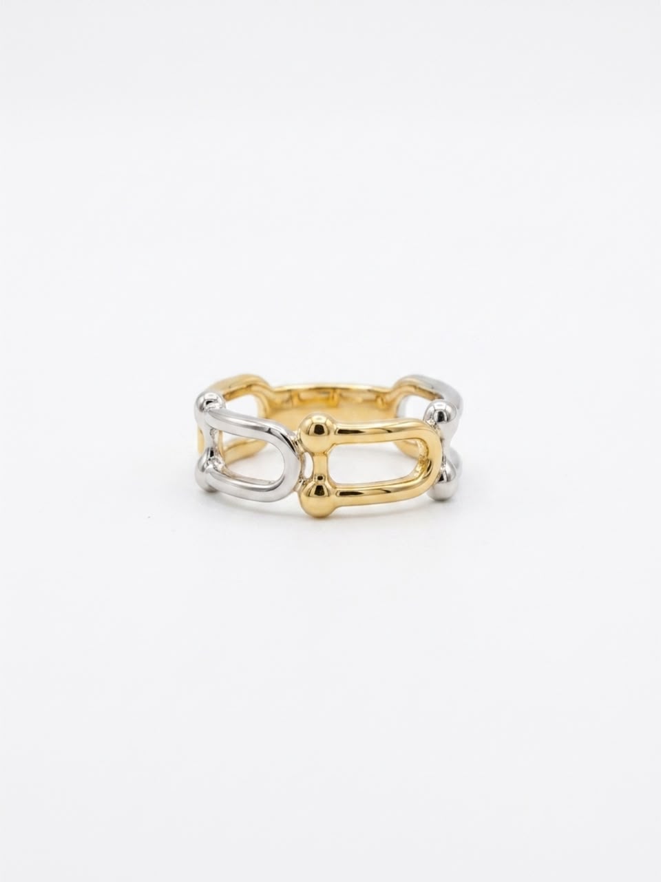 Silver & Gold - Ring (free size)2