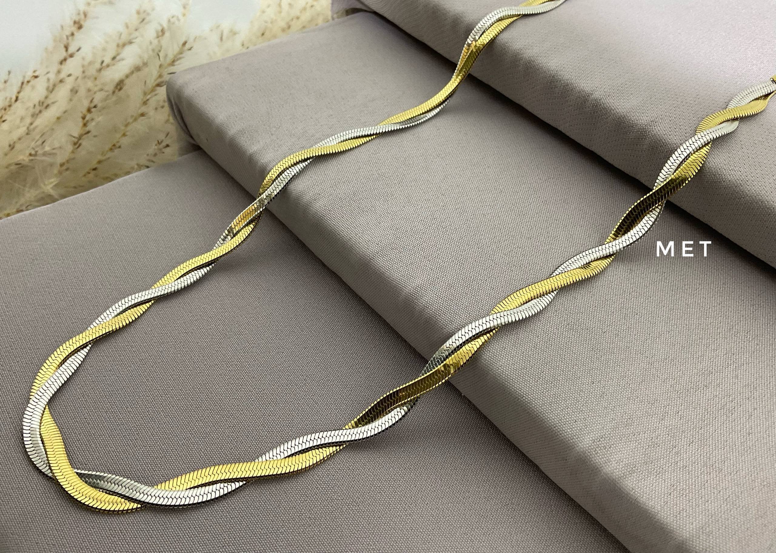 Silver and Gold Necklace