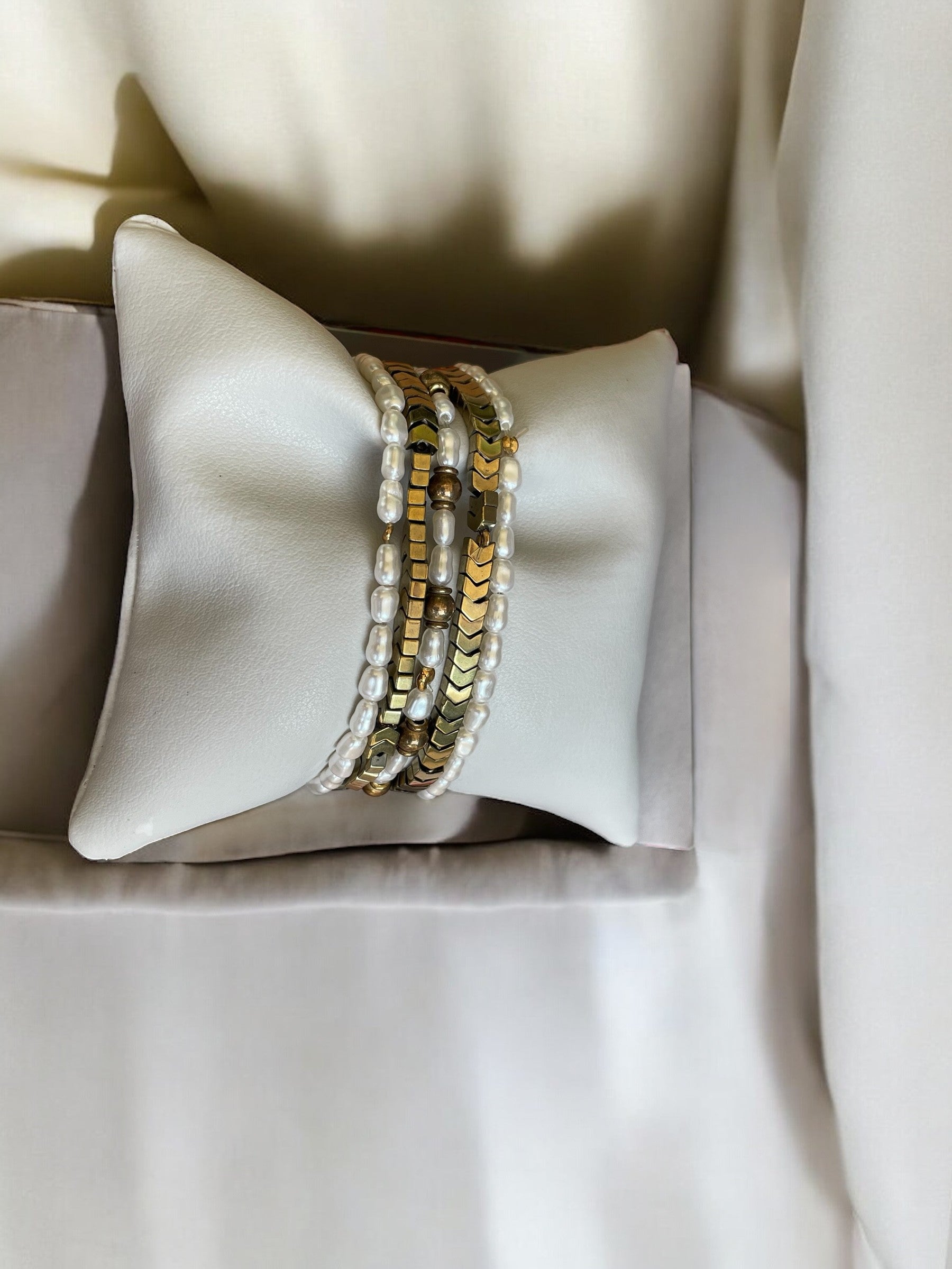 Watch Band - HEMATITE Gold - 44,45,46