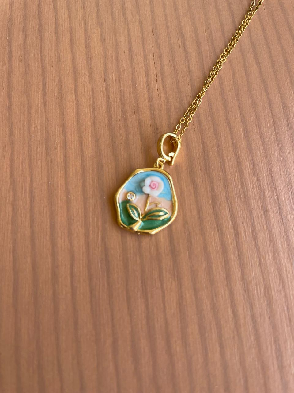 3D Flower Necklace