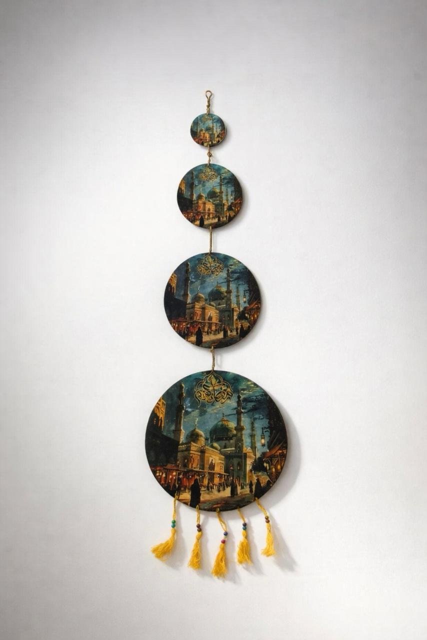 Fanoni Ramadan Decoration Wooden Wall Pendant2