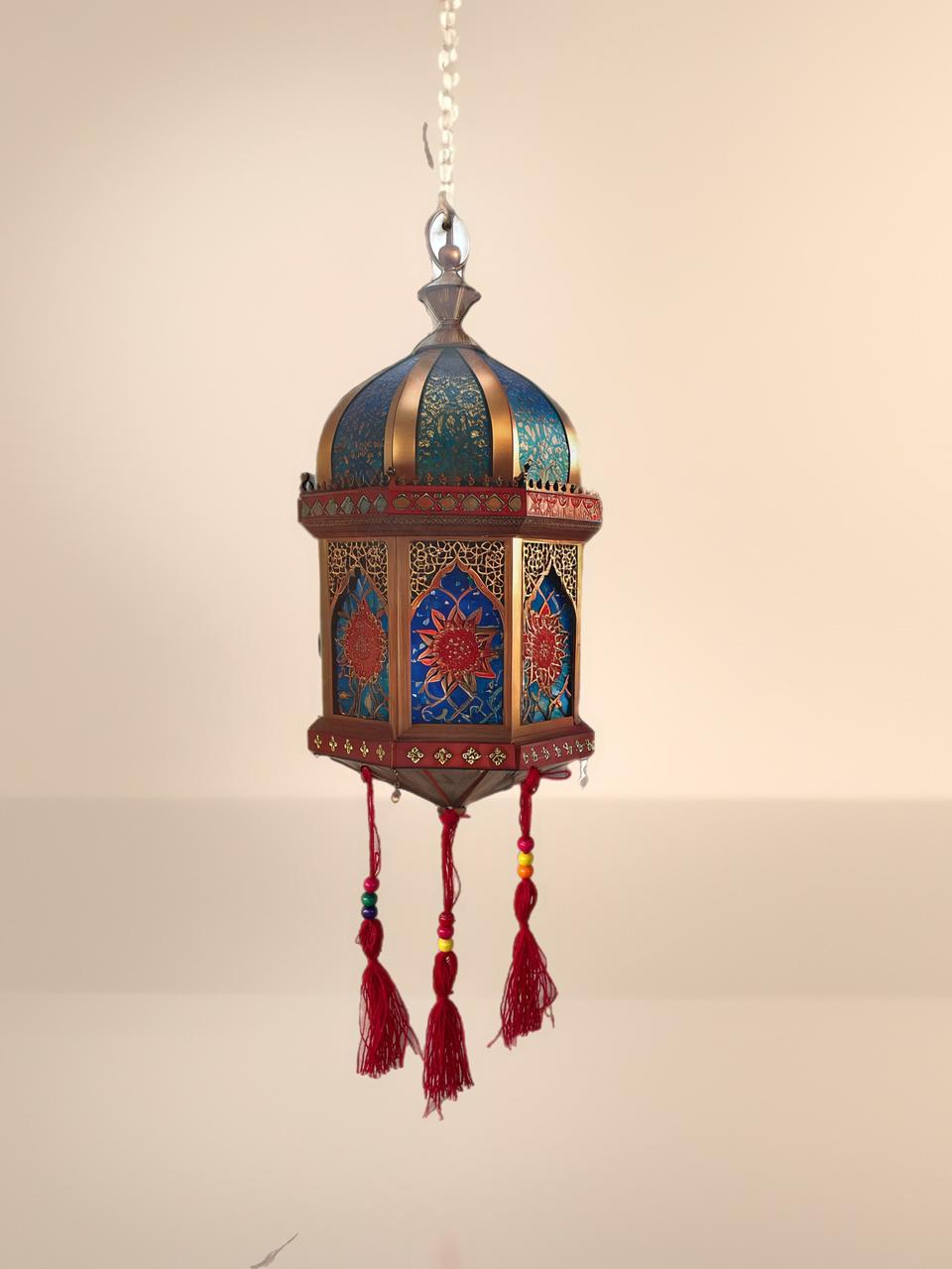 Lantern Wooden Wall Pendant5 -30 cm