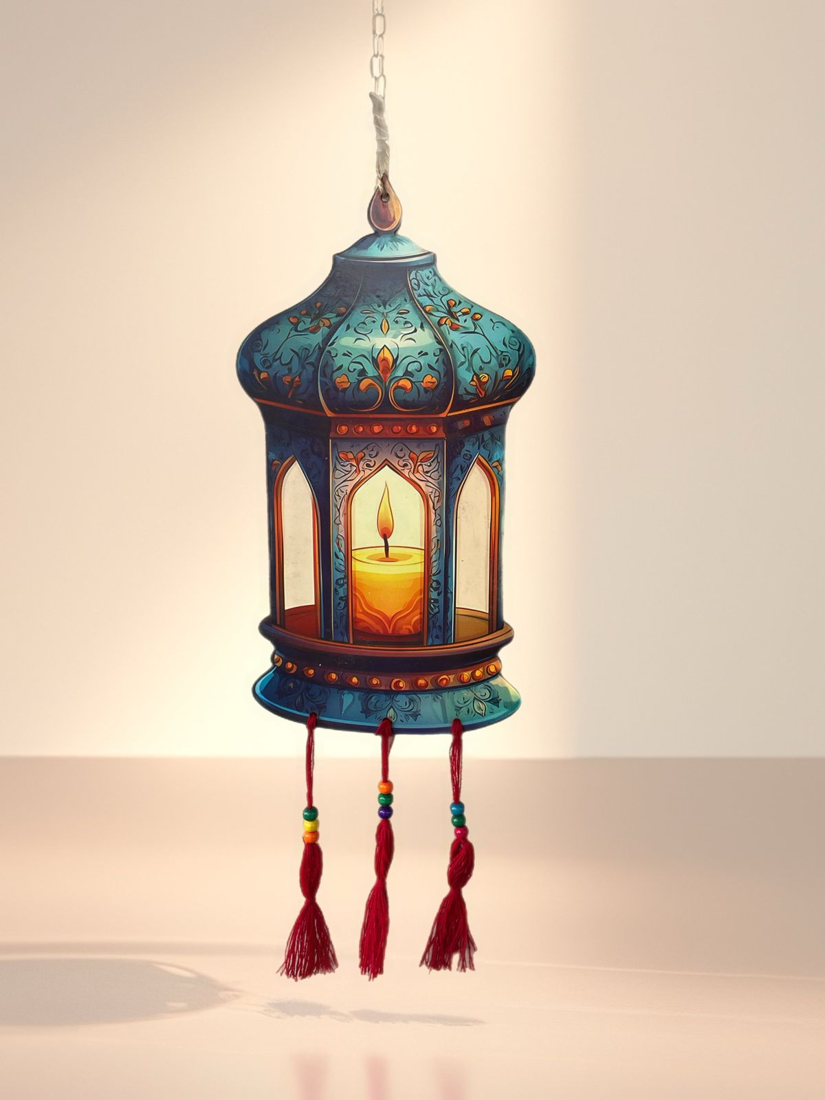 Lantern Wooden Wall Pendant4 -30 cm