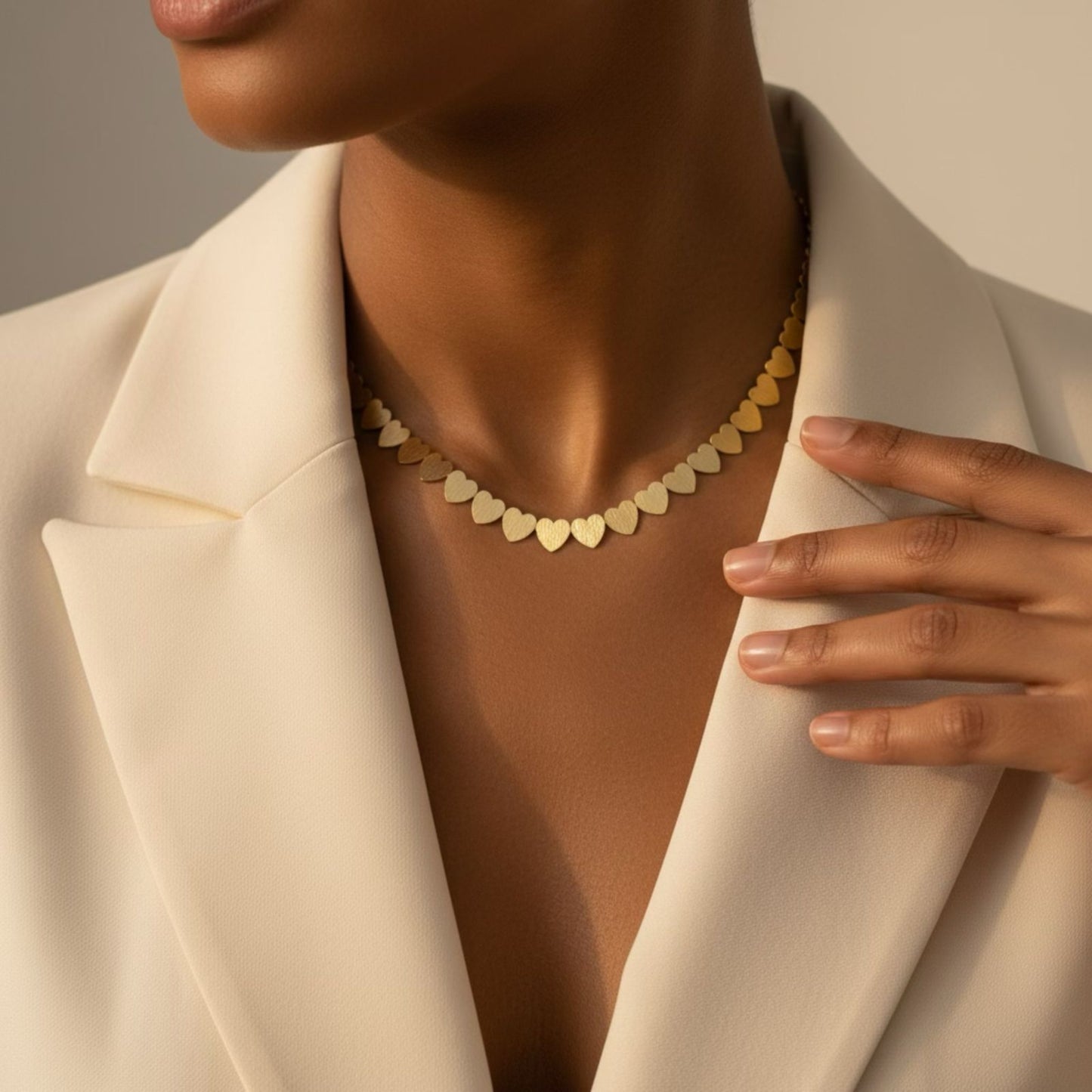 Gold plated- Heart