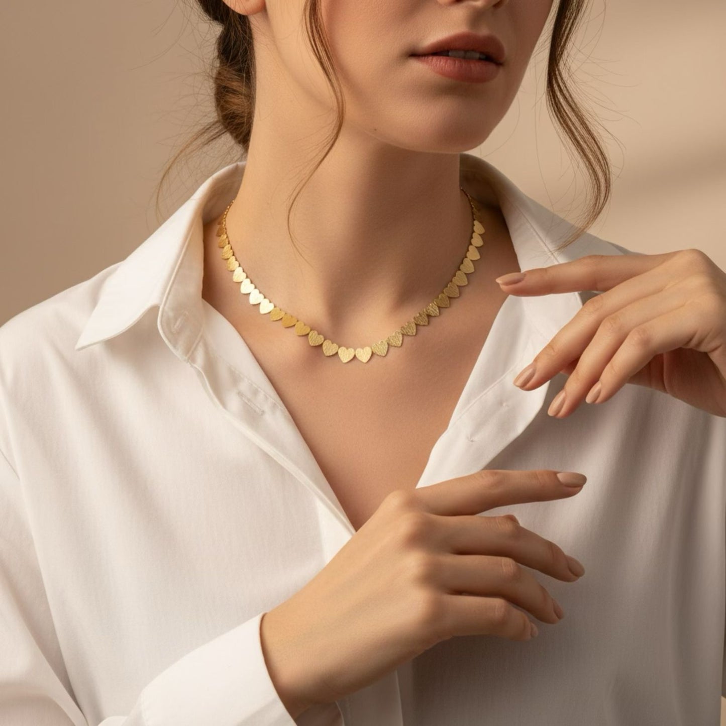 Gold plated- Heart