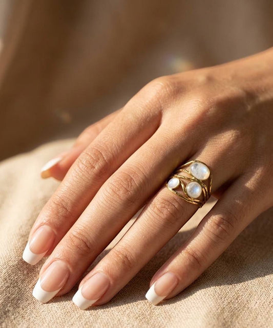 White stones - Ring