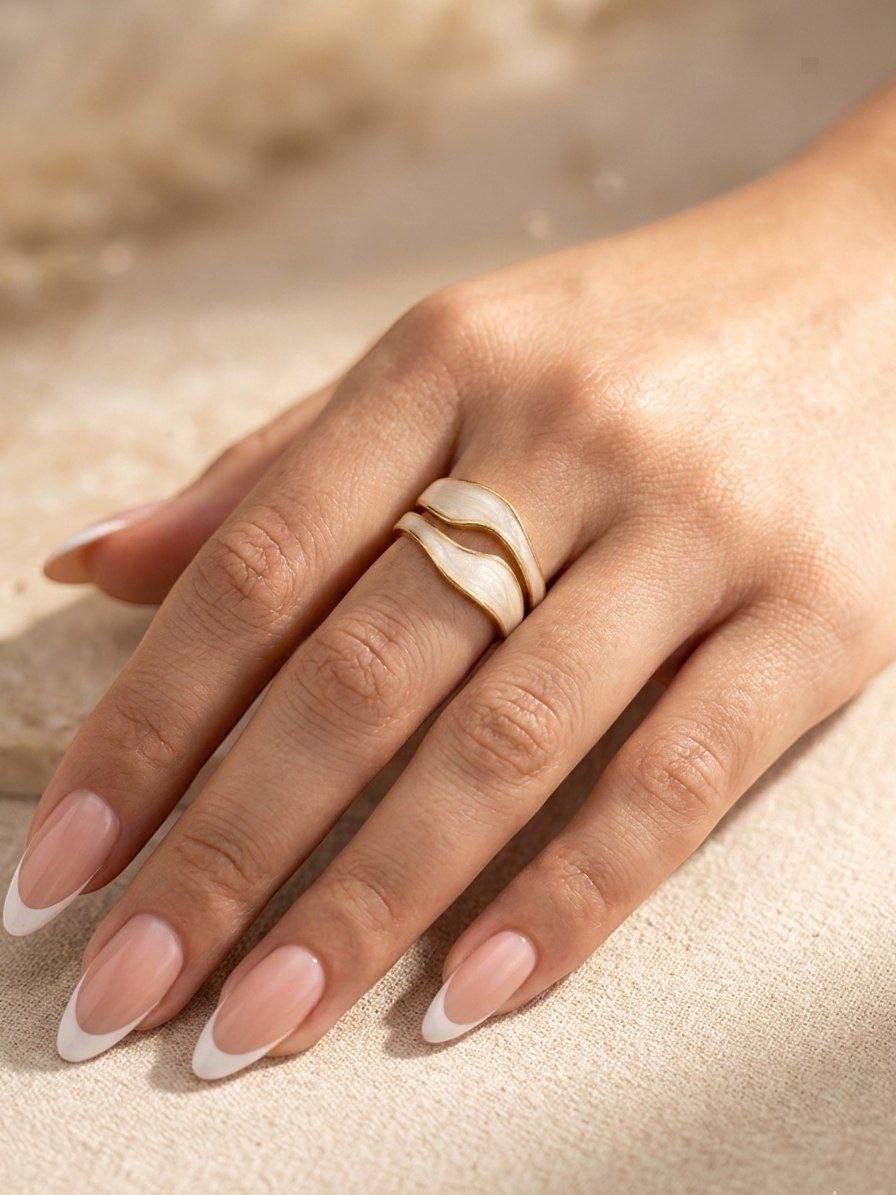 Double layer White - Ring