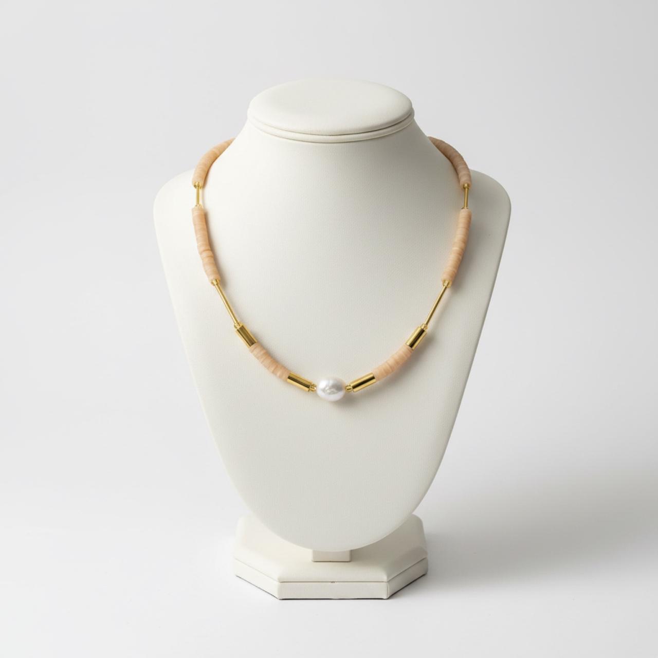 Pearl- Gamika Beads - Beige
