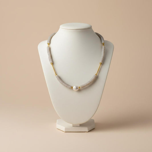 Pearl- Gamika Beads - Grey
