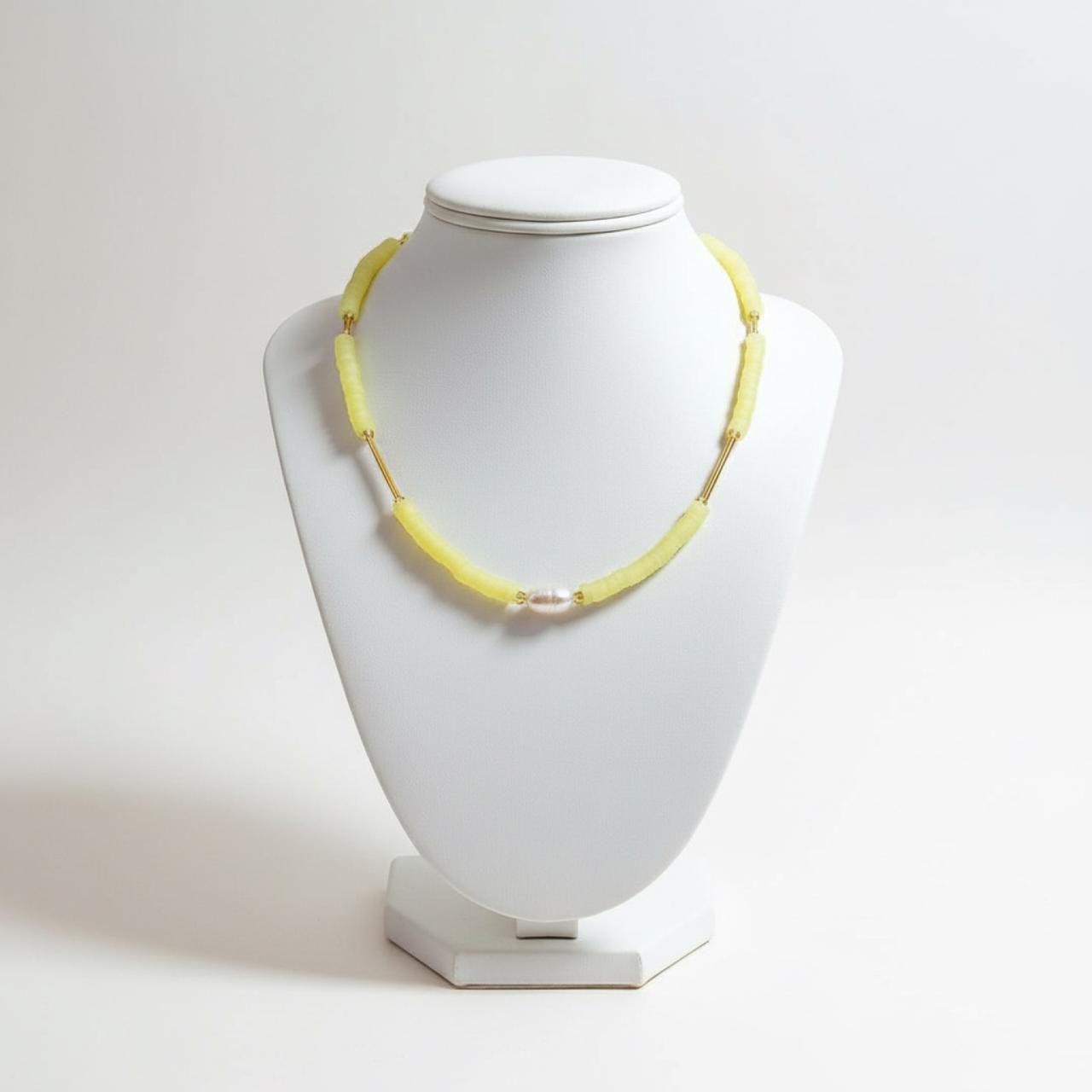 Pearl- Gamika Beads - Yellow