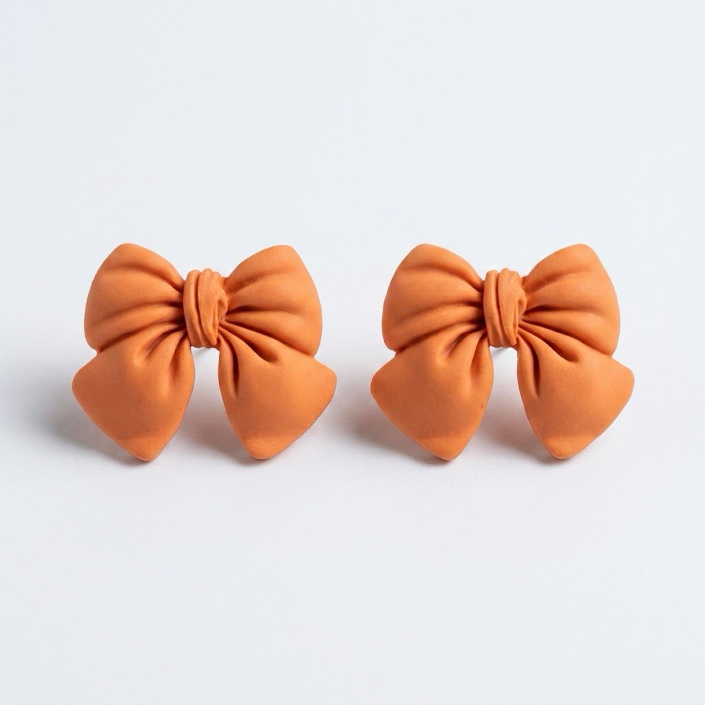 Orange Bow - Earring