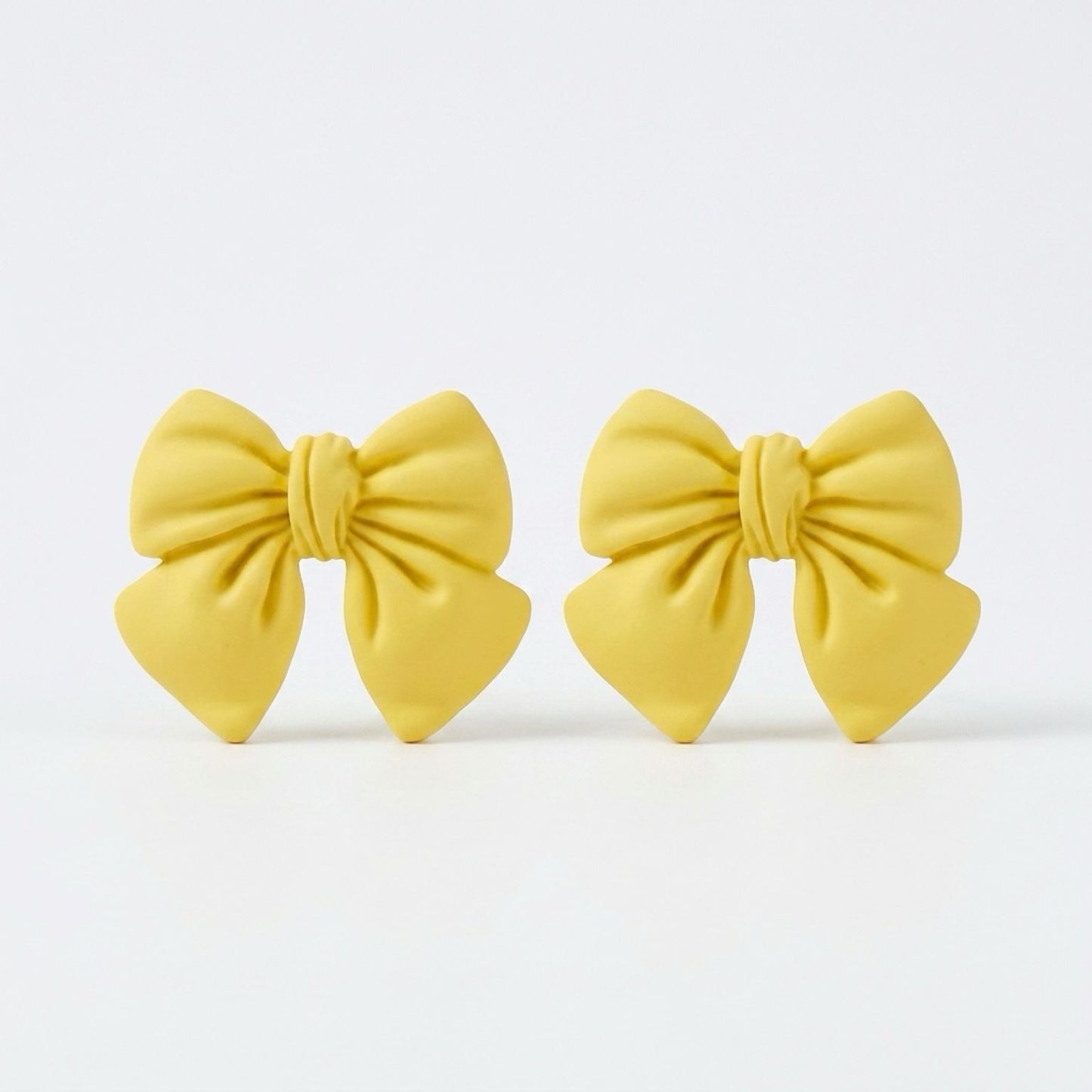 Orange Bow - Earring
