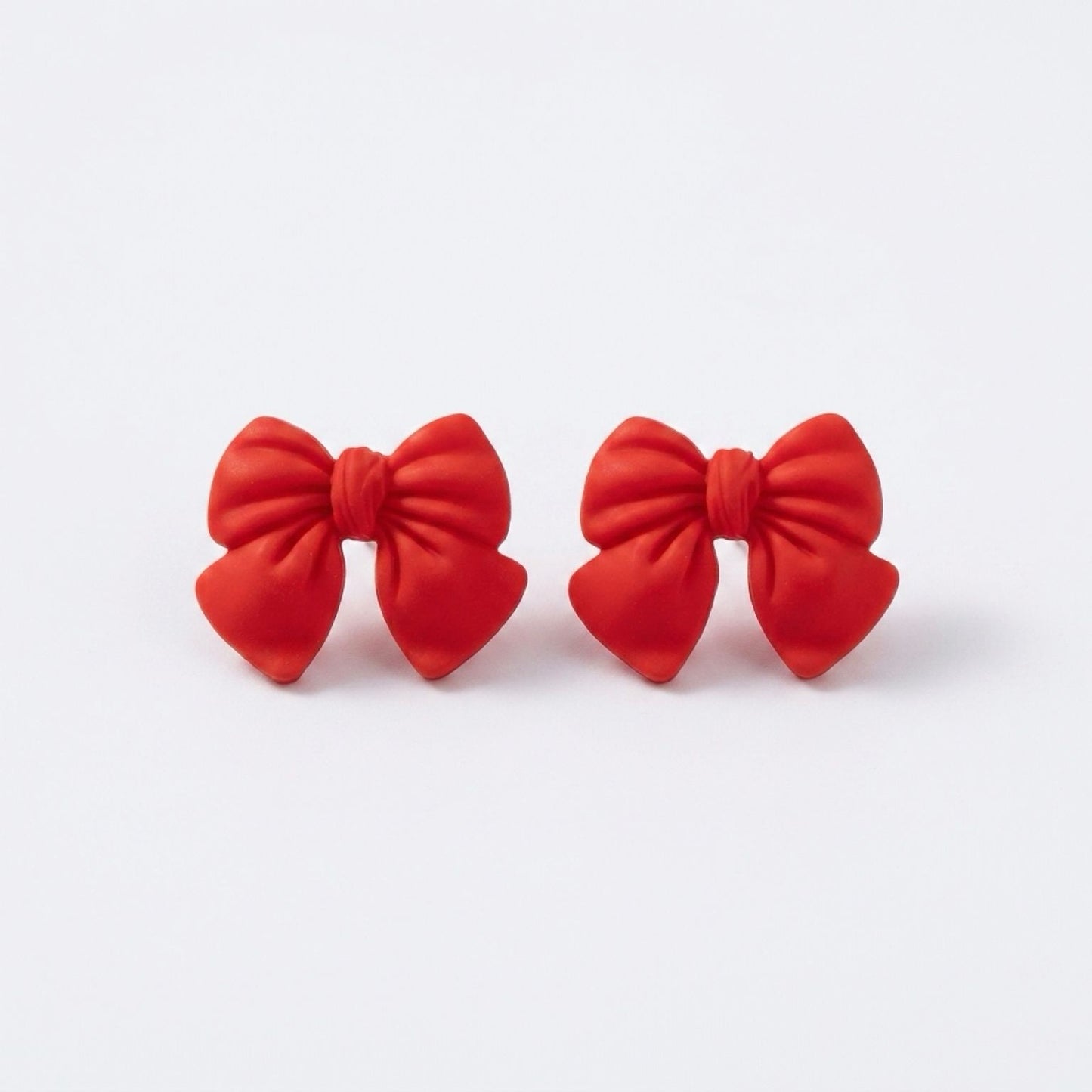 Orange Bow - Earring