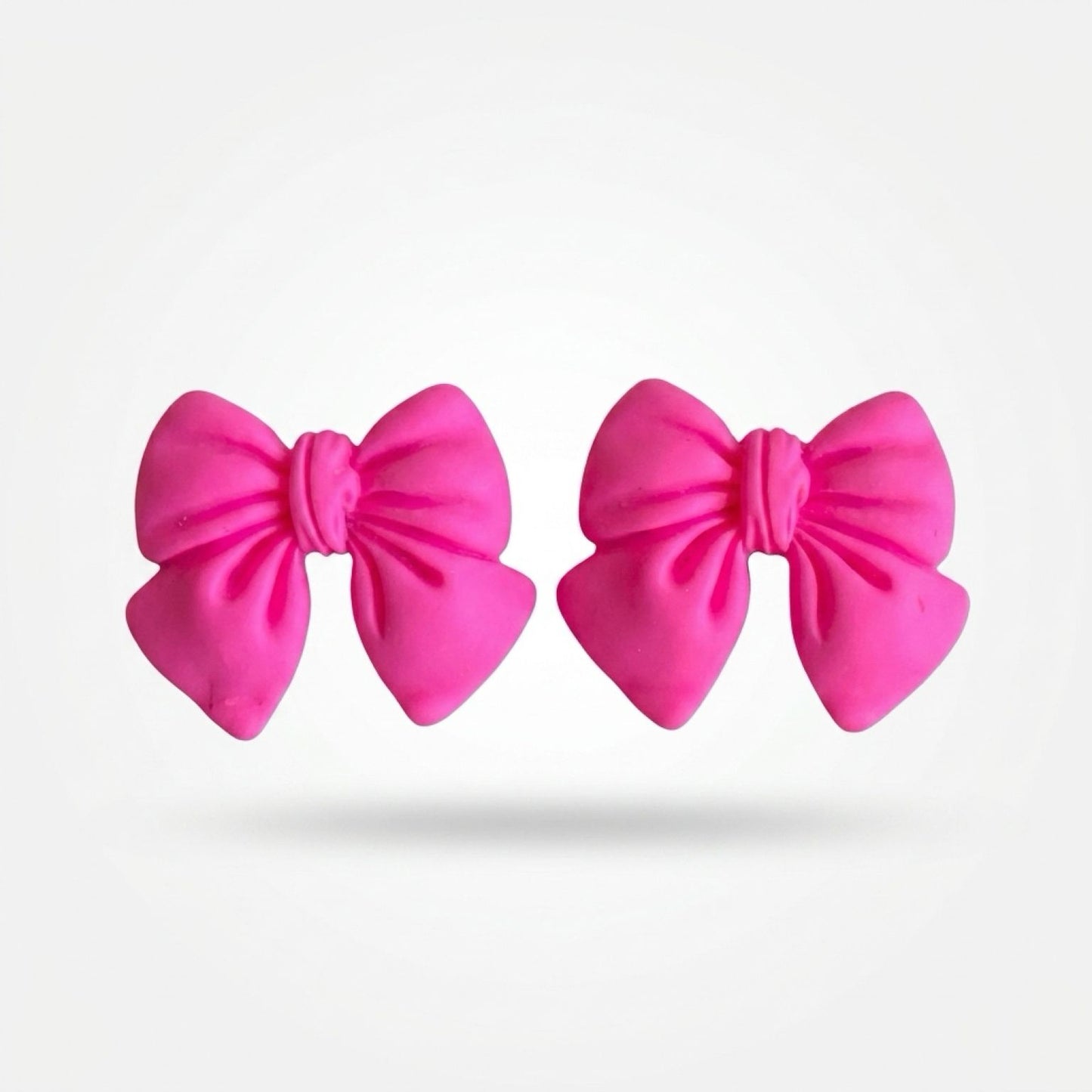 Orange Bow - Earring