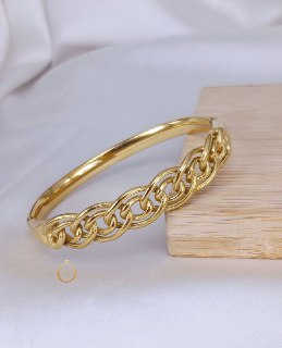 Gold Plated Chain Bangle