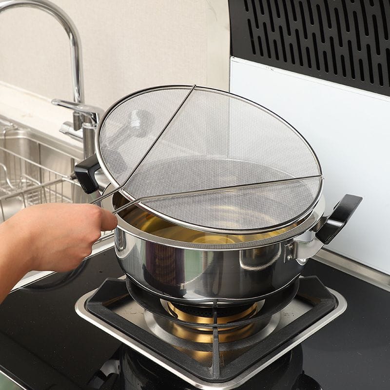 Kitchen Oil Splash Guard Mesh Cover