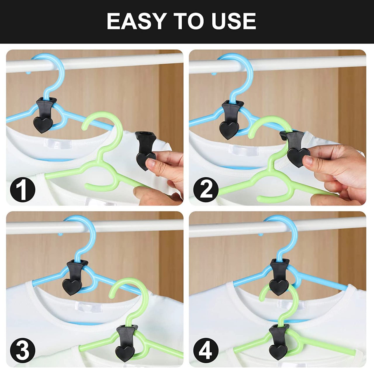 Clothes Hanger Connector Hooks