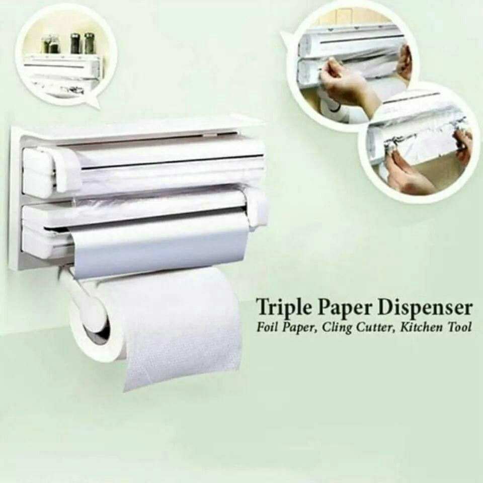 Tissue Paper Dispenser with 3 Holders