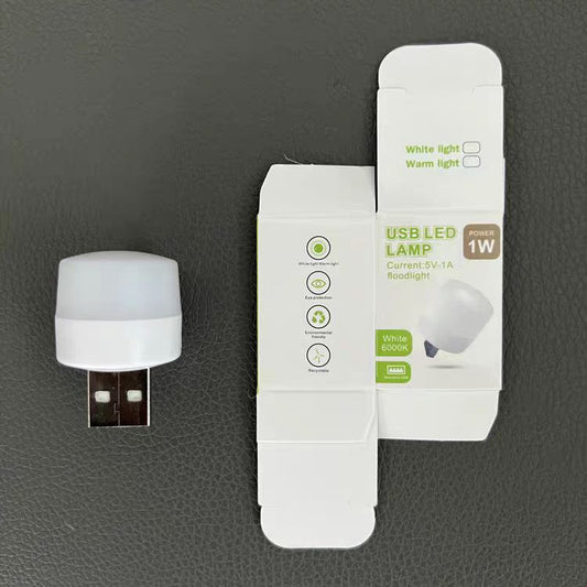 USB Plug Lamp White Light