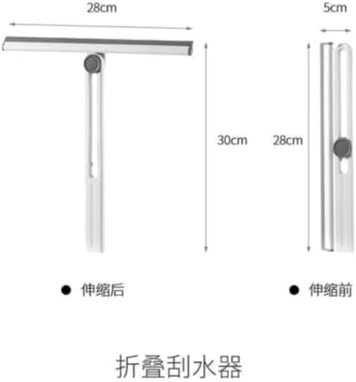 Rotatable Squeegee Glass Wiper